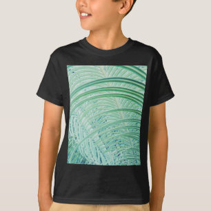 Zacht groen Plant Palm Leaf T-shirt