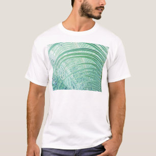 Zacht groen Plant Palm Leaf T-shirt