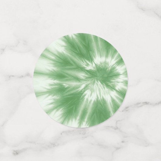 Zacht Groen Stropdas-Dye Tafel Confetti (Kleine voorkant)