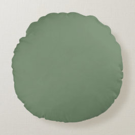 Zacht groene effen kleur, eenvoudig, modern, trend rond kussen