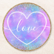 Zacht hart op pastel verloop ombre Liefde