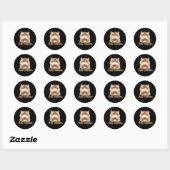 zacht hart ronde sticker (Vel)
