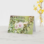 Zacht Hibiscus Flowers Birthday Kaart (Gele Bloem)