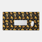 Zacht Hondenpatroon Bureaumat (Keyboard & Muis)