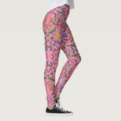 Zacht ingewikkeld bloemmotief leggings (Rechts)