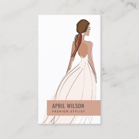 ZACHT IVOOR WIT ROEST TROUWJURK BRUIDSJURK VISITEKAARTJE (Voorkant)