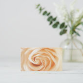 Zacht Ivory-Roos Visitekaartje (Staand voorkant)