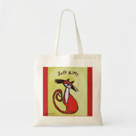 Zacht Kat - Canvas tas