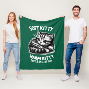 Zacht Kat Fleece Deken