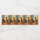Zacht Kat Giraffe Waterfles Label Etiket (Enkel label)