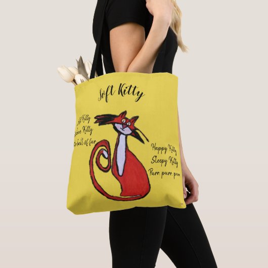 Zacht Kat - Kat - Tote Bag (Dichtbij)