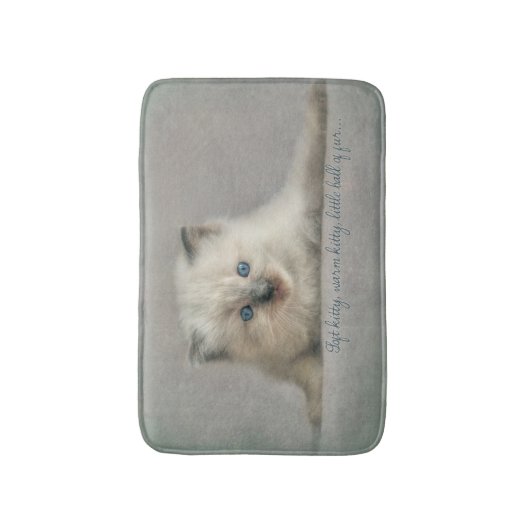 Zacht kat, ragdolbadmat badmat (Voorkant Verticaal)