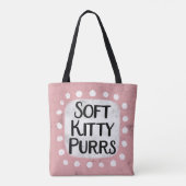 Zacht Kat Spint Canvas tas (Achterkant)