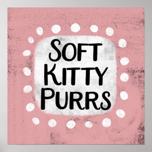Zacht Kat Spint Posters muurkunst