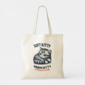 Zacht Kat Tote Bag (Achterkant)