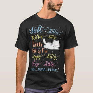 Zacht Kat Warm Kat Kleine knal Slaap Kit T-shirt