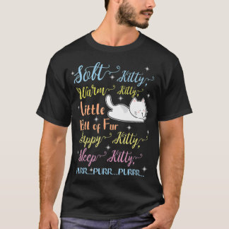 Zacht Kat Warm Kat Weinig val T-shirt