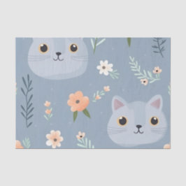 Zacht kattenpatroon tissuepapier