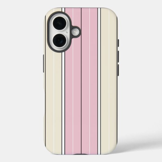 Zacht Kleur Verticaal Streeppatroon Ontwerp Case-Mate iPhone Case (Achterkant)