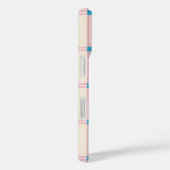 Zacht Kleur Verticale Streep Patroon Punt Ontwerp Case-Mate iPhone Case (Achterkant / Rechts)