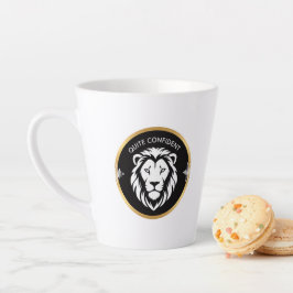 Zacht Krachtig – Minimaal Typografie Ontwerp voor  Latte Mok