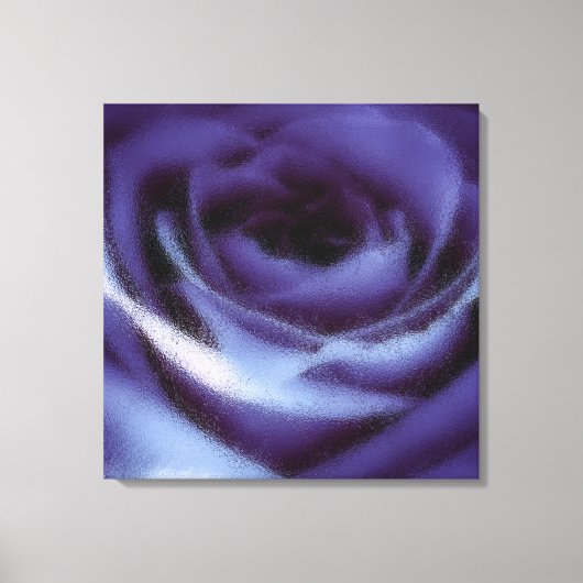Zacht lavendelglas Roos Canvas Afdruk (Voorkant)