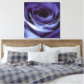 Zacht lavendelglas Roos Canvas Afdruk (Insitu (Slaapkamer))