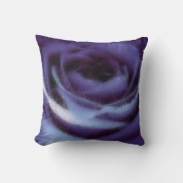 Zacht lavendelglas Roos Kussen