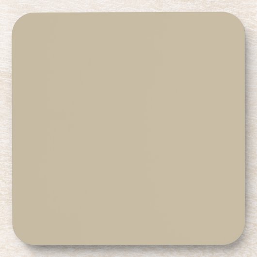 Zacht licht beige achtergrond - Wedding Design Bier Onderzetter (Voorkant)