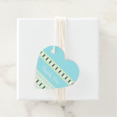 Zacht Licht Blauw Bedankjes Labels (In situ)