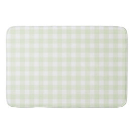 Zacht Licht Groene Gingham Buffalo Check Plakken Badmat