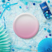 ZACHT LICHT ROOS ROZE OMBRE PAPIER BORDEN PAPIEREN BORDJE (Feest)