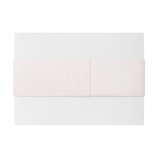 Zacht licht roze tinten dromerig romantisch bruilo uitnodigingen wikkel (Achterkant Voorbeeld)