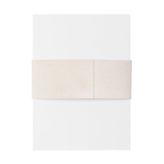 Zacht lichtdeeg heeft neutale bruiloft uitnodigingen wikkel (Achterkant Voorbeeld)