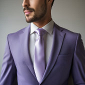 zacht lila - stropdas voor effen kleuren