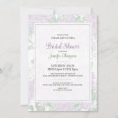 Zacht Lila Vrijgezellenfeest Kaart (Voorkant)