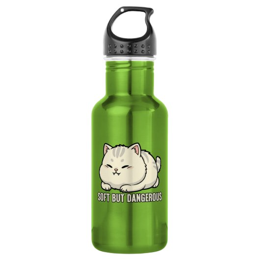 Zacht Maar Gevaarlijk Kitten Waterfles (Voorkant)