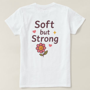 Zacht maar Sterk – Mooie Pastelkleurige Bloemen Ho T-shirt