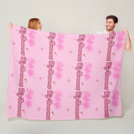 Zacht meisje grote dromen roze dekbed fleece deken
