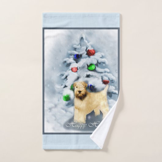 Zacht met wieltjes kerstmis bad handdoek (Handdoek)