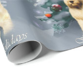 Zacht met wieltjes kerstmis cadeaupapier (Rol Hoek)