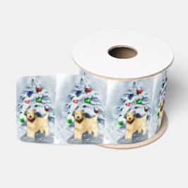 Zacht met wieltjes kerstmis grosgrain lint