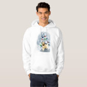 Zacht met wieltjes kerstmis hoodie (Voorkant volledig)