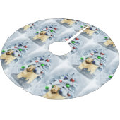 Zacht met wieltjes kerstmis kerstboom rok (Gekanteld)