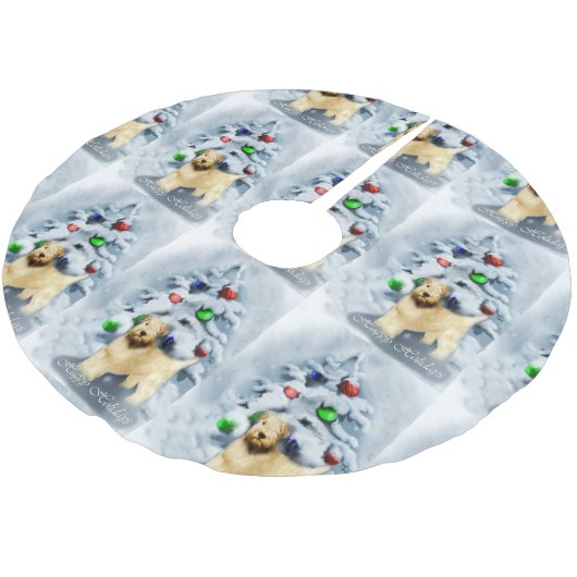 Zacht met wieltjes kerstmis kerstboom rok (Gekanteld)