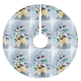 Zacht met wieltjes kerstmis kerstboom rok