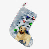 Zacht met wieltjes kerstmis kleine kerstsok (Voorkant (Hangend))