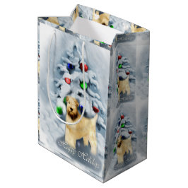 Zacht met wieltjes kerstmis medium cadeauzakje