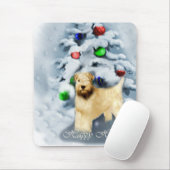 Zacht met wieltjes kerstmis muismat (Met muis)