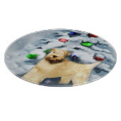 Zacht met wieltjes kerstmis snijplank (Hoek)